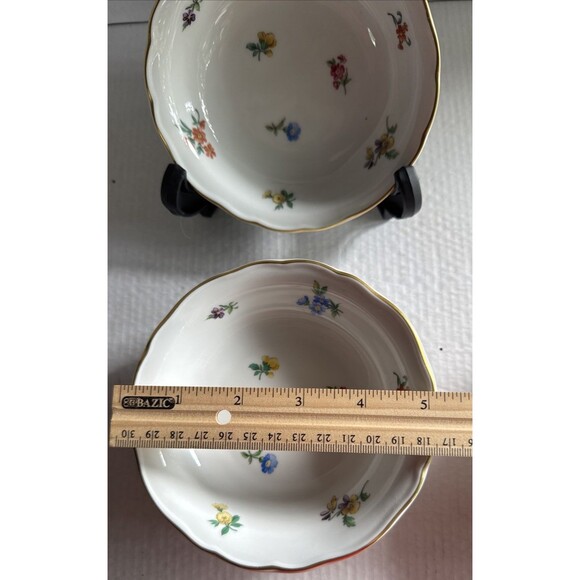 Hutschenreuther (4) Maria Theressia Mirabelle 5.25” Fruit/Dessert Bowls Germany - Picture 2 of 5